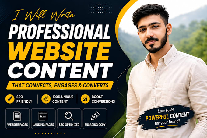 write professional SEO website content