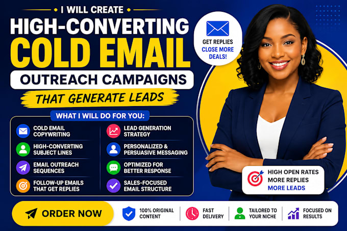 create high converting cold email outreach campaigns that generate leads