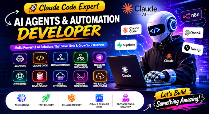 fix ai agents claude code apps n8n automations  ai websites claude api vibe code
