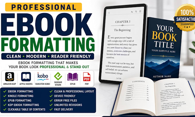 do ebook formatting kindle formatting epub formatting and kdp ebook formatting