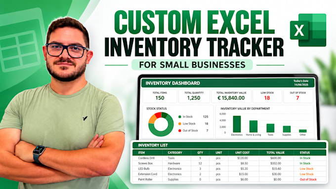 build a custom excel inventory spreadsheet