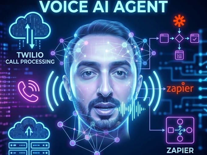 develop ai call center voip apps twilio sms bots ai powerd ivr chat assistant