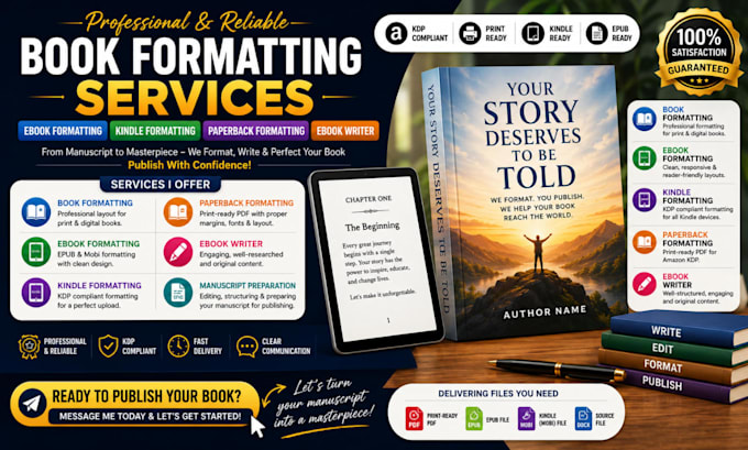 do book formatting ebook formatting kindle formatting paperback formatting ebook