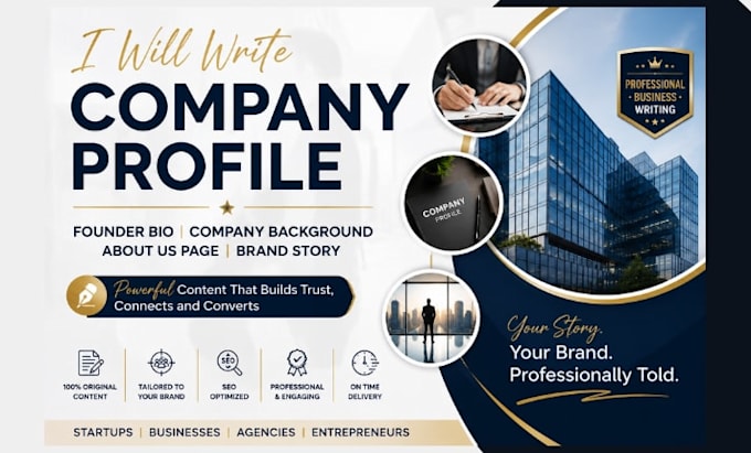 create an engaging founder bio and company story