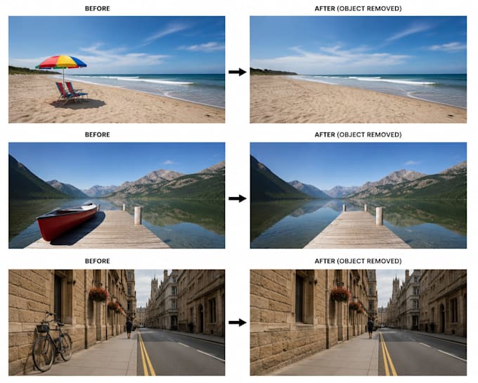 remove objects from photo by photoshop editing professionally