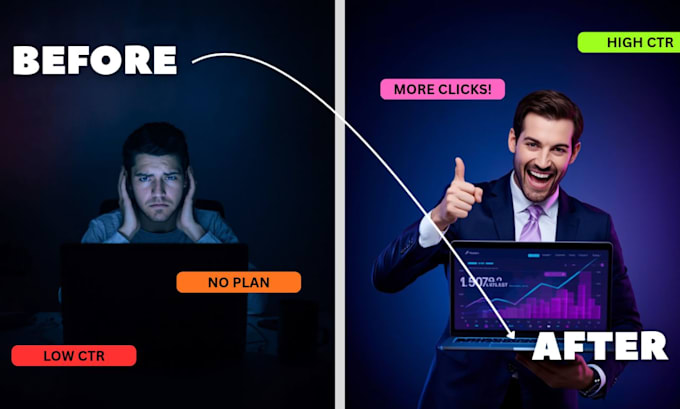 design viral youtube thumbnails that increase CTR