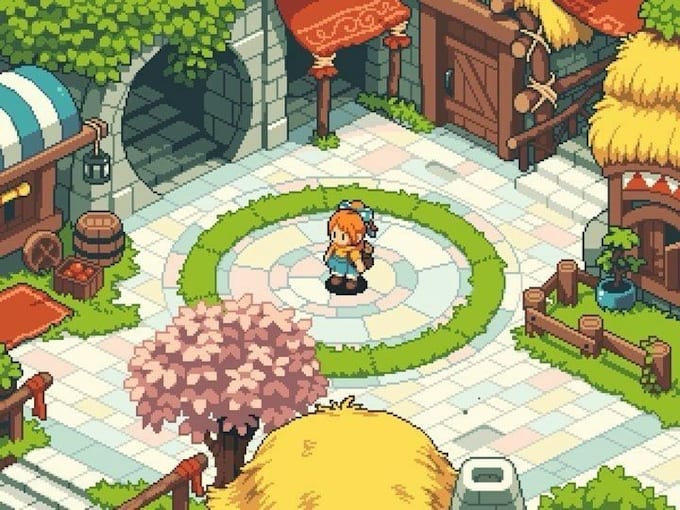 crete pixel tileset, tilemap