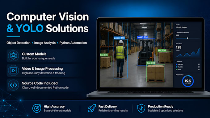 create ai computer vision solutions with opencv and yolo