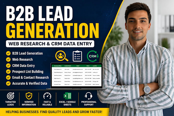 collect business leads and contact information