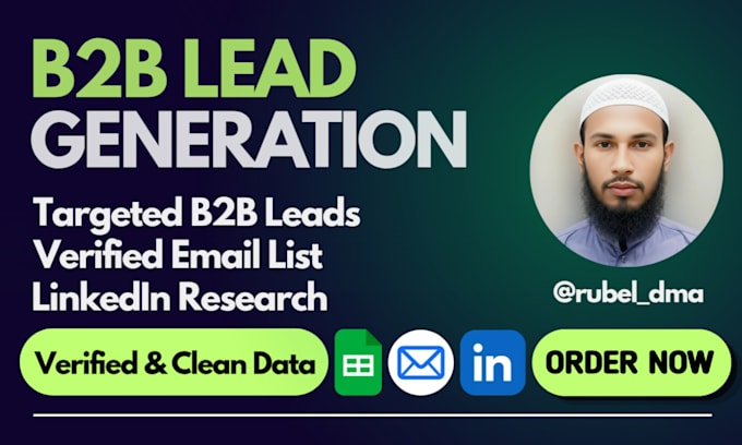 do expert b2b lead generation and targeted email list building
