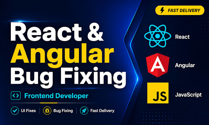 fix react angular javascript frontend bugs