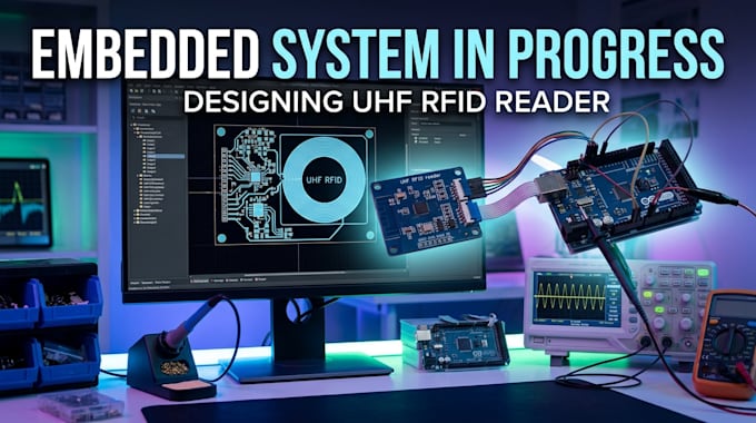 design uhf rfid reader pcb and embedded tracking system
