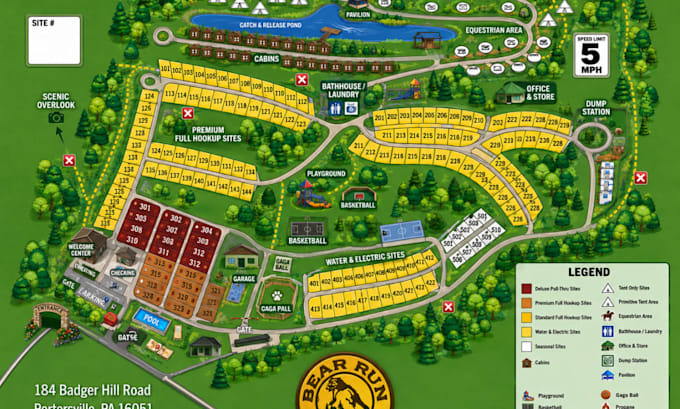 design a modern tourist map with data driven visitor flow