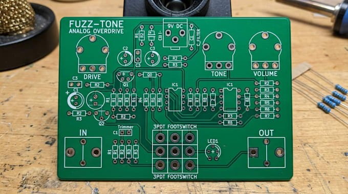 do pcb design for audio devices guitar pedals analog circuits