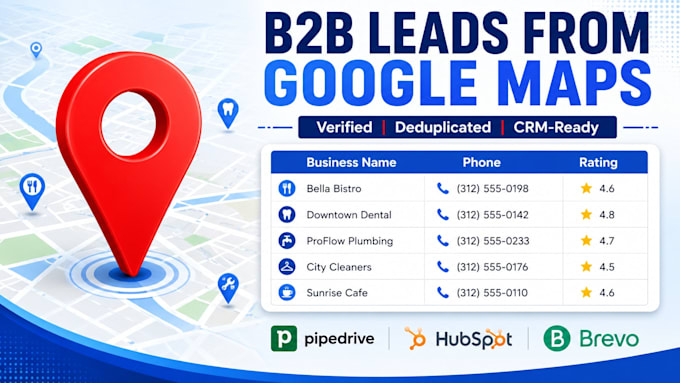 generate targeted b2b leads from google maps
