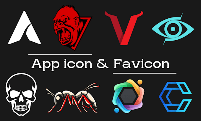design modern minimalist favicon icon