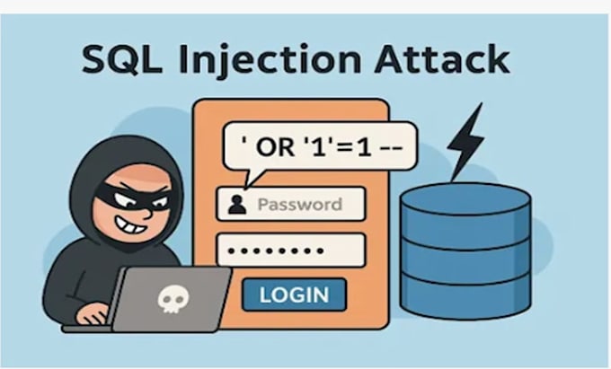ddos attack, malware ss7, sql injection, brute force, xss csrf
