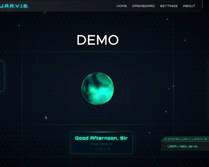 create jarvis ai chatbot as desktop app