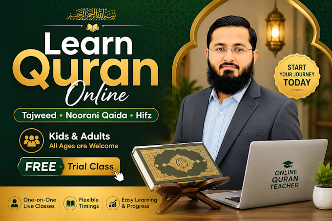teach noorani qaida and basic quran reading