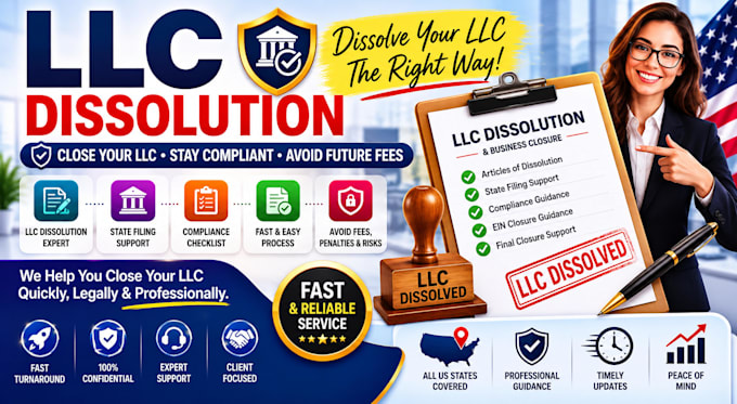 help you dissolve llc and file llc dissolution correctly