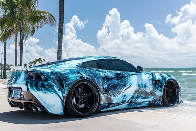 design high quality car wrap and vehicle wrap