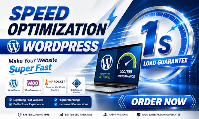 skyrocket wordpress speed for 1s load time and improve seo