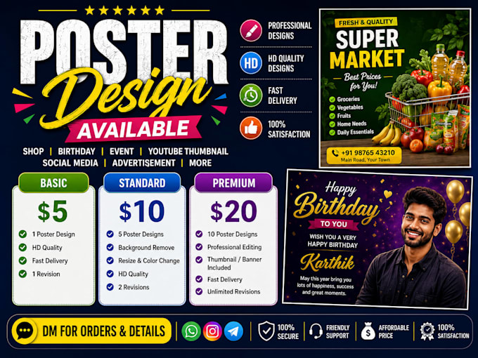create professional business posters and flyers