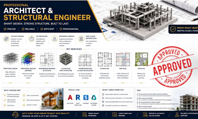 do structural engineering drawing using autocad sap2000, revit, etabs
