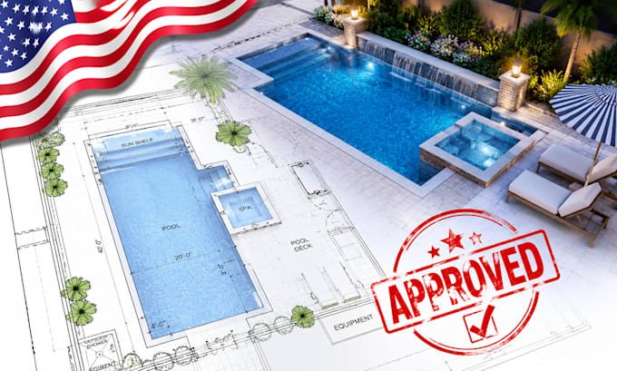 design swimming pool layout, pool plan, backyard pool and 3d pool design