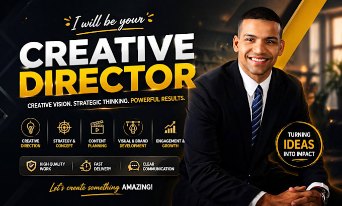 be your creative director for brand design, content visual strategy