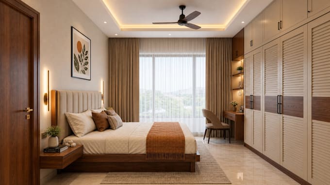 design ai powered realistic 3d interior design for your room