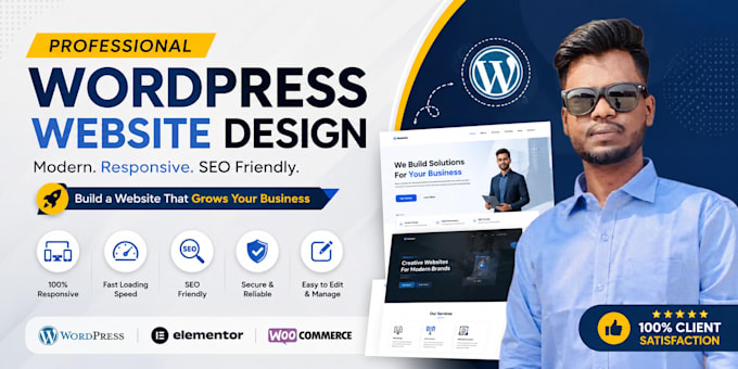 Create seo friendly and responsive wordpress website by Jahidul_islam36 ...