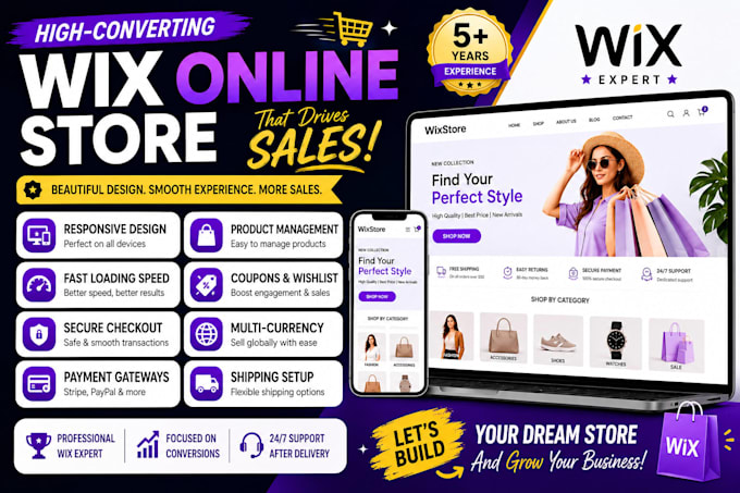 design wix ecommerce website wix website design and redesign