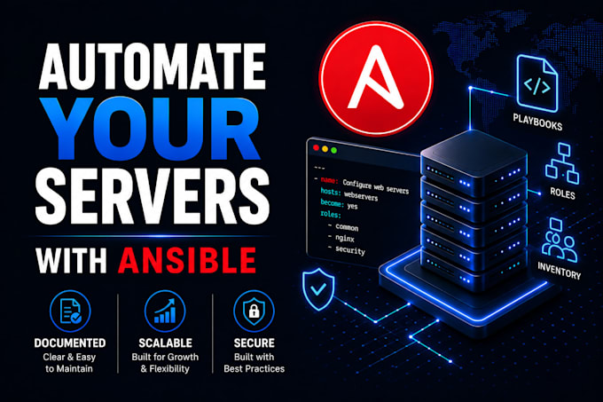 automate your server configuration with ansible