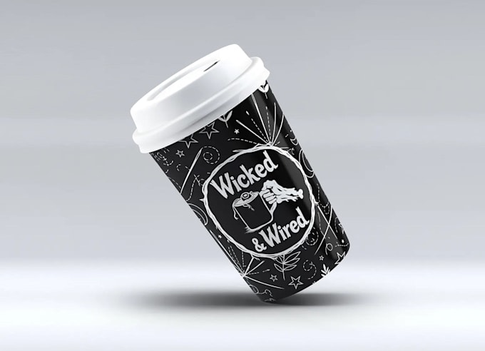 professional mug design paper cup tumbler design