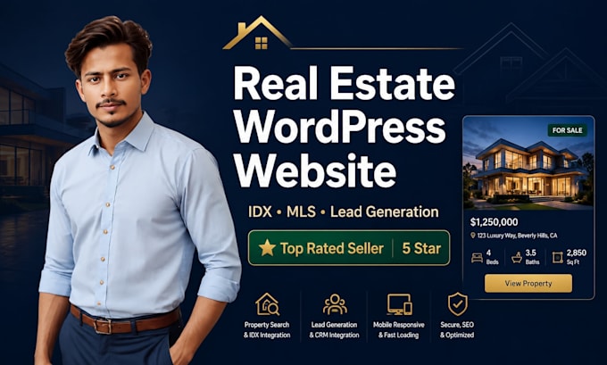 build a real estate wordpress website with idx mls integration