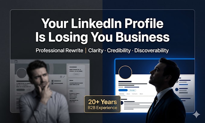 rewrite linkedin profile for business owners