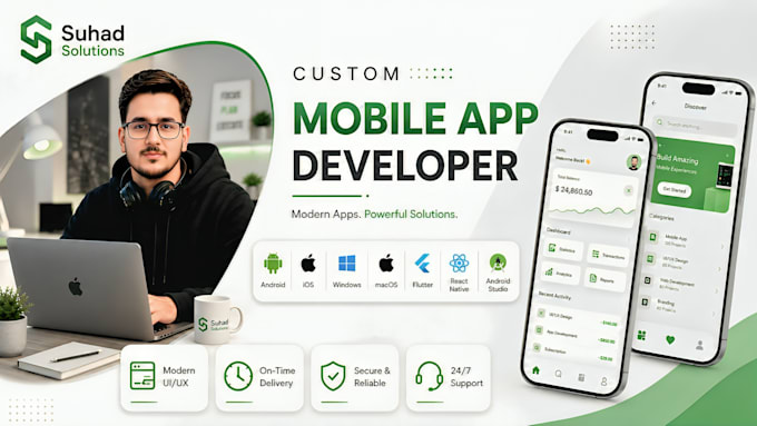 build mobile app development app developer flutter react native ai app creation