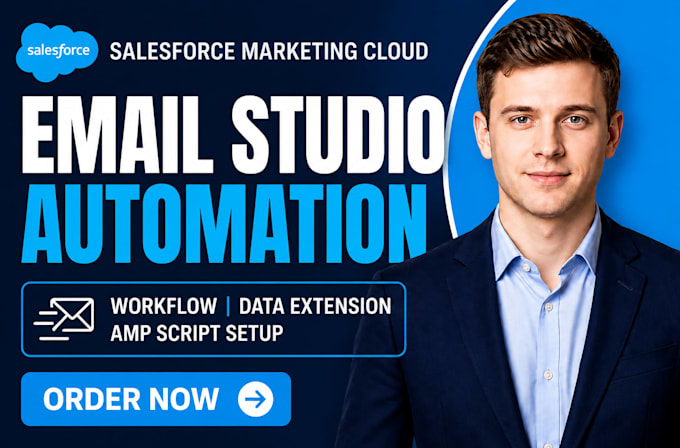 do salesforce email studio automation workflow data extension amp script setup
