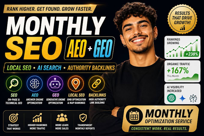 do monthly off page GEO and ai seo, aeo google index