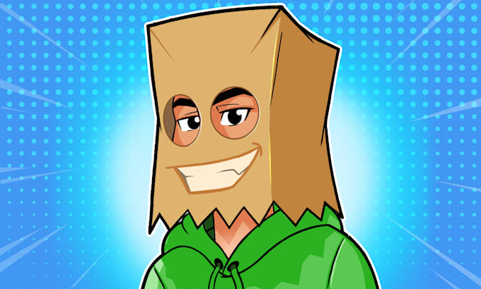 draw a cartoon profile picture or avatar
