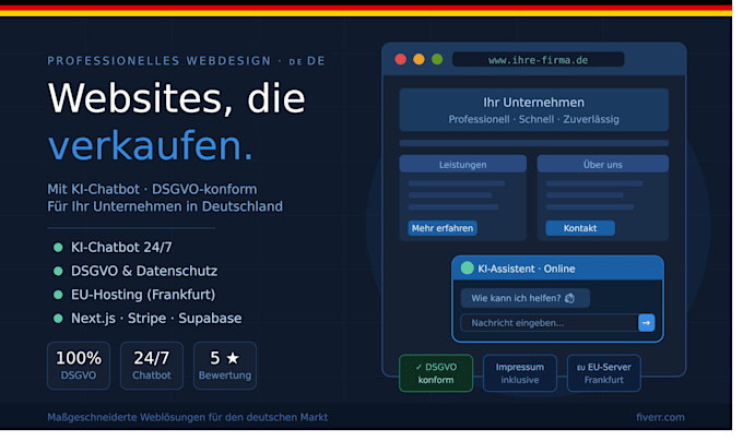 webdesign, ki chatbots, apps deutschlandweit