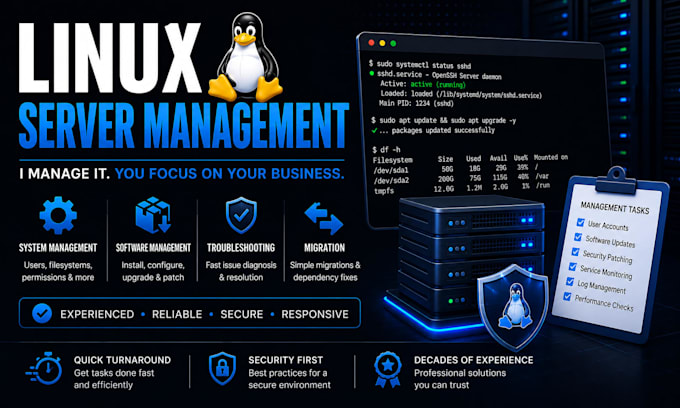 manage your linux server