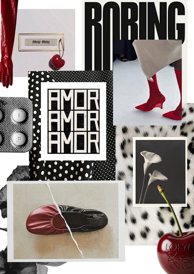 create fashion moodboards and collages