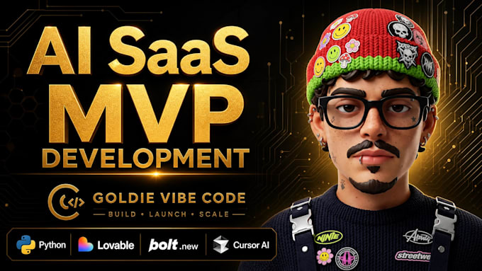 build your custom ai saas mvp or ai agent using lovable, bolt, python