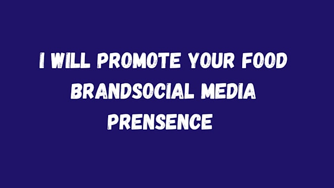 do food website marketing