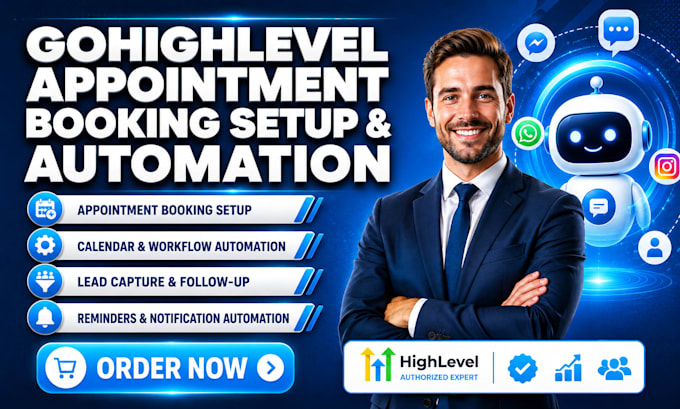setup gohighlevel appointment booking calendar integration reminder automation