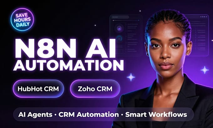 setup n8n ai automation, hubspot CRM workflows and API integration