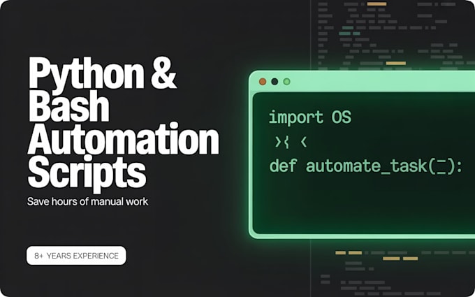 automate your repetitive tasks with python or bash scripts