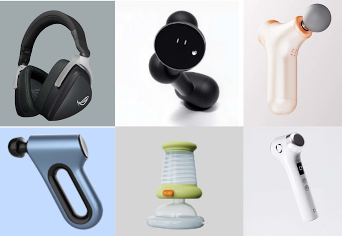 render 3d product design smart wellness device wearable gadget in solidworks
